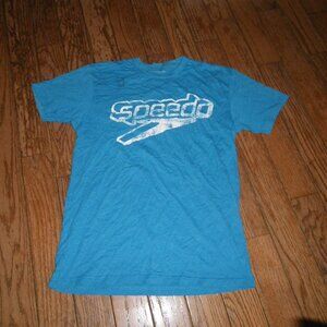 Boy’s Girl’s Unisex Cotton Blend Speedo Short Sleeved T-Shirt Olympian Signed!